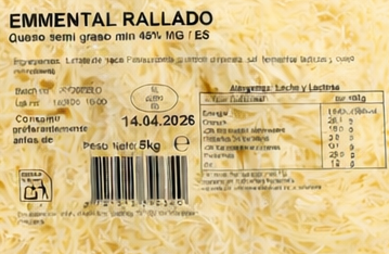 Queso Emmental Bolsa 5kg (Precio por Kg) - Imagen 2