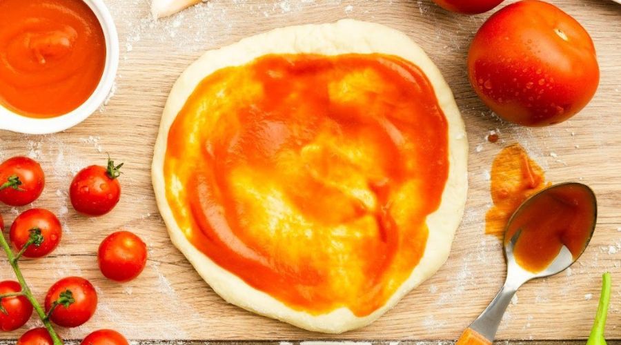 pizza de restaurante